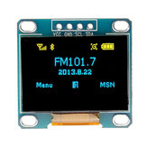 Module d'affichage OLED IIC I2C bleu jaune de 5 pièces de 0,96 pouces
