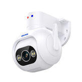 ESCAM PT304 H.265 4MP 1440P 10X Цифровое увеличение IP-камера Обнаружение гуманоидных объектов, слежение, Wi-Fi, освещение, звуковая тревога, интеллектуальные двойные источники света, ночное видение, камера безопасности со стандартом ЕС