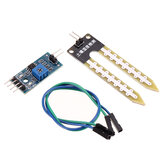 2 pz Sensore di umidità del modulo di umidità dell'igrometro del suolo Geekcreit per Arduino - prodotti che funzionano con le schede ufficiali per Arduino