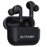 Fone de ouvido BlitzWolf® BW-ANC3 bluetooth V5.0 duplo Active fone de ouvido estéreo de baixo estéreo de alta fidelidade com cancelamento de ruído e 6 chamadas de microfone HD