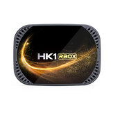 HK1 RBOX X4S Amlogic S905X4 Четырехядерный процессор 4 ГБ ОЗУ 64 ГБ встроенной памяти Android 11.0 HD 8K H.265 2.4G 5G WIFI Bluetooth Smart TV Box Youtube Netflix