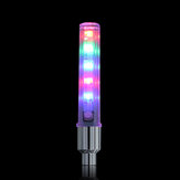 10 قطع XANES WL03 5 LED 7 أوضاع 6 بطاريات إضاءة عجلة ملونة للدراجة بدون فوهة الشعاع