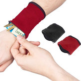 Honana HN-B9 3 Χρώμαs Zipper Wristband Organizer Pocket Card Κλειδί Κλειδί Κλειδί Τσάντα Αποθήκευσης Πορτοφόλι