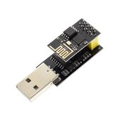 Модуль беспроводного передатчика Geekcreit® ESP8266 ESP01 WIFI + USB для ESP8266 Серийный адаптер Wireless WIFI Develoment Board