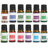 12pcs de óleo essencial de aromaterapia para difusor de ar e umidificador de aroma