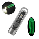 NITECORE TIKI GITD Φωτάκι LED μίνι 300lm που φωσφορίζει στο σκοτάδι για κλειδαριές με υψηλή απόδοση CRI και υπεριώδη ακτινοβολία, Φακός EDC αυτοφωτιζόμενος για κατασκήνωση