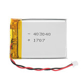 3.7V 500mAh LiPo Battery Molex Pico 1.25mm 2P Connector Plug Universal For Eachine TX06 TX805 TX02 VR006 VR005 FPV Goggles VTX CAM