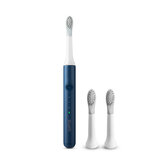 Escova de dentes elétrica sônica Soocas SO WHITE Carregamento sem fio por indução IPX7 à prova d'água com 2 cabeças de substituição - Azul