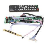 Kit de placa controladora VST29 HD AV VGA LVDS Inverter com controle remoto