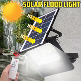 129 LED Light Solar Flood Lamp Street Outdoor Waterproof Garden Spotlight + Télécommande