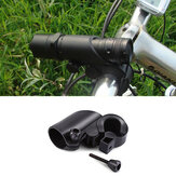 Supporto per torcia BIKIGHT per bicicletta, supporto per manubrio, rotazione a 360 gradi, morsetto regolabile per luce da ciclismo