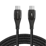 BlitzWolf® BW-FC1 100W USB-C to USB-C PD Cable PD3.0 QC4.0+ QC3.0 Fast Charging Data Transfer Cord Line