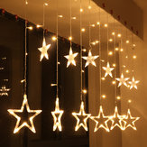 2.5 متر 110-220 فولت LED أضواء سلسلة نجمة LED الجنية ضوء لتزيين ستارة عيد الميلاد