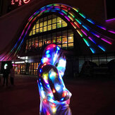 Разноцветные светодиодные огни на Хэллоуинской вечеринке - стильная одежда для танцев