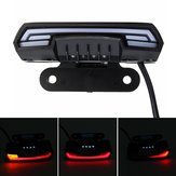 12-80V waterproof Double Flash T6 Dynamic Turn Signal Tail Brake Lights For Motorcycle Scooter