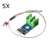5Pcs MAX6675 Sensor Modul mit Thermoelement Kabel 1024 Celsius Hohe Temperatur verfügbar