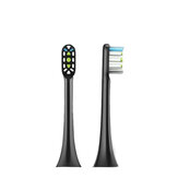 [Soocas Original] 2個セット SOOCAS-X3 歯ブラシヘッド ブラック スマートワイヤレス防水電動歯ブラシ用