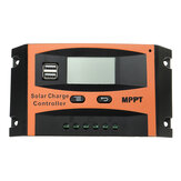 Regulador del controlador de carga del panel de 12V / 24V MPPT Solar Salida USB dual 30-60A