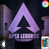 Ночной светильник с логотипом Apex Legends LED, меняющий цвет, для декора игровых комнат, крутой приз на мероприятиях, подарок на дни рождения геймерам, USB-лампа