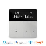 Heatcold TH213 Smart Thermostat Sliver Electric Heating Temperature Controller APP Real Time Remote Control LCD Touch Display Screen λειτουργεί με την Alexa Google Home Tuya APP