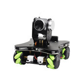 Yahboom Omniduino WIFI Video Smart Robot with Mecanum Wheel with FPV HD Camera Support APP Control/Handle Control