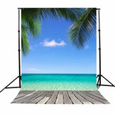 3x5FT Виниловый задник для фотостудии с пляжем 