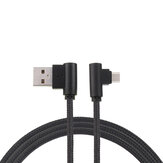 Câble de Charge Rapide Micro USB à 90 Degrés Bakeey 1m Pour Note 4 4X Samsung S7 S6 Edge