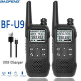 2 STUKS BAOFENG BF-U9 8W Draagbare Mini Walkie Talkie Handheld Hotel Civiele Radio Comunicacion Ham HF Transceiver EU Plug