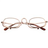 Vergrootglas Make-up Reading Glasses Oog Spectacles Flip Down Lens Vouwen Cosmetische Lezers