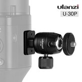 Ulanzi U-30P 360 Rotation Dual 1/4 Inch Ball Head for Tripod Monopod Camera Monitor for Dji Ronin S