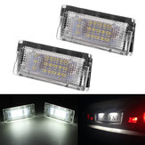 LED kentekenplaatverlichting Lampen Canbus Foutloos wit paar voof BMW E46 1998-2005