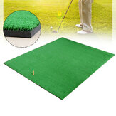 Tappeto erboso da golf di 1x1.25m per allenamento e pratica con tee e una superficie resistente per colpire la palla.