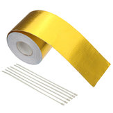 Bande réfléchissante thermique de barrière d'enveloppe de bouclier thermique de papier d'aluminium de 5x900CM