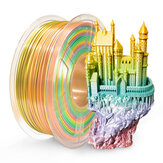 Κλωστοϋφαντουργικό νήμα SUNLU Silk Rainbow 1KG PLA 1.75MM Διχρωμία υψηλής αντοχής για εκτυπωτή 3D