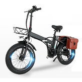 [Diretiva da UE] CMACEWHEEL GW20 48V 15Ah 750W 20in Bicicleta elétrica dobrável com bolsa, quilometragem de 80-100KM, bicicleta elétrica E Bike