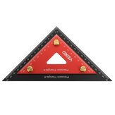 VEIKO Алюминиевый сплав Двойное треугольное Метрический дюймовый Деревообрабатывающий треугольник шаблона Для измерения деревообработки