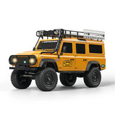 MNRC MN111 zestaw DIY 1/18 4X4 samochód RC z oświetleniem LED, wspinający się na skałach, terenowy ciężarówka z osią Portalową i obudową ze stopu, klasyczne modele pojazdów.