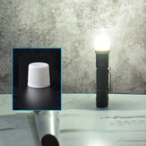 WUBEN AC1 weißer Silikon-Taschenlampen-Diffusor kompatibel mit Lampenkopfdurchmesser 24,5-26 mm TO46R TO40R E10 L50S