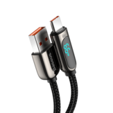 Базус 66W USB в USB-C цифровой кабель для быстрой зарядки и передачи данных, длиной 1/2м, для DOOGEE S88 Pro, для OnePlus 9 Pro, для Xiaomi MI10