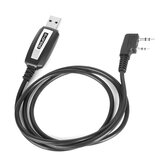 BAOFENG 2 Pinli Plug USB Programlama Kablosu, UV-5R serisi BF-888S Walkie Talkie Aksesuarları için