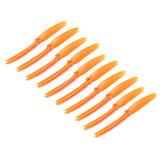 10pcs Hélice de plástico ABS Gemfan 8060 de color naranja para aviones de control remoto de ala fija, pieza de repuesto