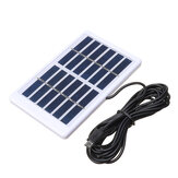 Mini painel solar de 5W 6V em polissilício, carregador de painel solar USB