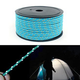 IPRee® Dacron 50m Camping Tent Rope Light-reflective High-strength Outdoor 16 Strands Paracord