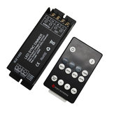 RF Wireless Remote LED DIY Controller Dimmer 1 Kanal 25A DC12V-24V Für Einstreifen-Lampe