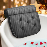 Cuscino per vasca da bagno ESSORT con tecnologia 4D in rete d'aria, confortevole con 5 ventose, versione migliorata, guanciali traspiranti per il collo per spa domestica