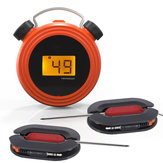 KC-502 Smart bluetooth Digital Display BBQ Grill Food Thermometer with Stainless Dual Probes