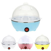 Clear 7 Eggs Electric Auto Egg Boiler Steamer Breakfast Cooker Kitchen Cookware