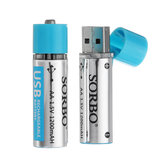 SLubBO 1.5V 1200mAh Bateria LIPO AA z wsparciem dla ładowania USB 1-godzinne ładowanie szybkie