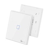 SONOFF T2EU RF Remote Controller 86 Type Wall Panel Sticky 433MHz RF Remote Control 1/2/3 Gang Works With SONOFF TX Wifi Wall Switch