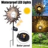 Solar Powered LED Stake Lawn Light Sunflower Waterproof Patio Outdoor Garden Path Lamp